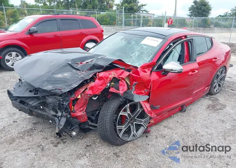2018 Kia Stinger Gt2 from USA, damaged, VIN KNAE55LC0J6012882